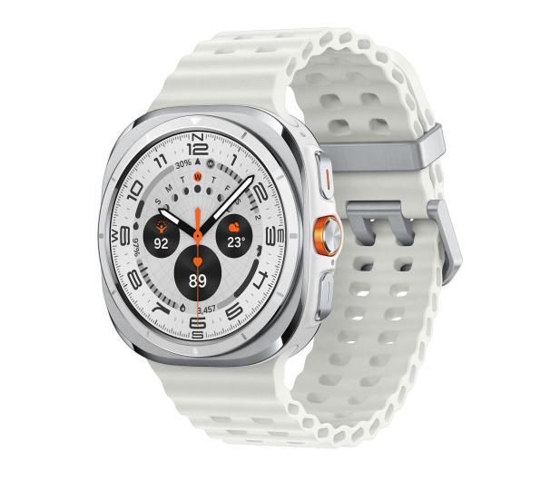 SAMSUNG Galaxy Watch Ultra (2025) Tytanowy Biały LTE - 1344362 - zdjęcie